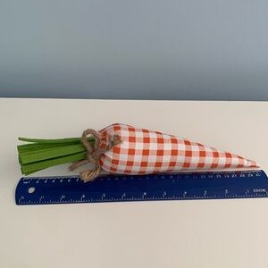 Easter carrot decor approximately 12” long